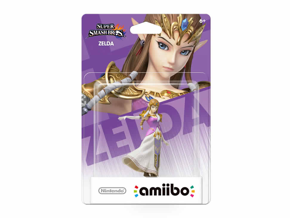 Figura articulada Super Smash Bros Zelda collectors NFC